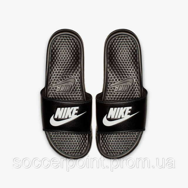 

Шлепанцы Nike Benassi JDI Men's Sandals (343880-090). Мужские спортивные шлепанцы. Мужская спортивная обувь.