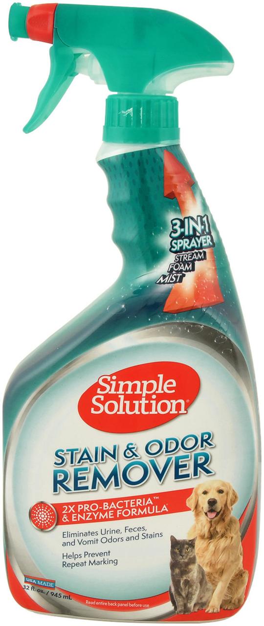 

Simple Solution Stain & Odor Remover - нейтрализатор запаха и пятен для животных 945мл