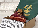 Жіночі черевики Timberland (натуральне хутро) Бордо, фото 8