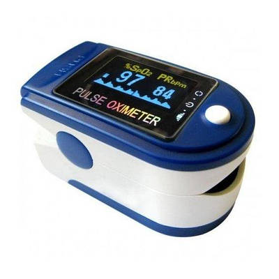 Пульсоксиметр для измерения уровня кислорода в крови Heaco CMC 50C с цветным дисплеем