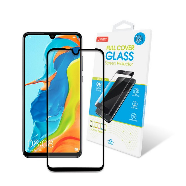 

Захисне скло Huawei P30 Lite Full Glue (чорне) GlobalShield