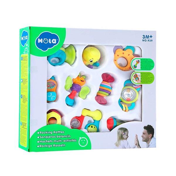 

Набір брязкалець Hola Toys, 10 шт. (939)