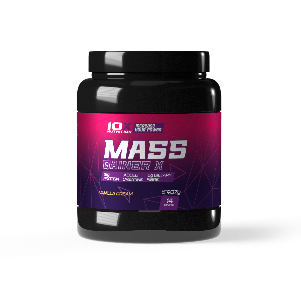 

Гейнер для набора массы 10x Nutrition Mass Gainer X (907 г) vanilla cream