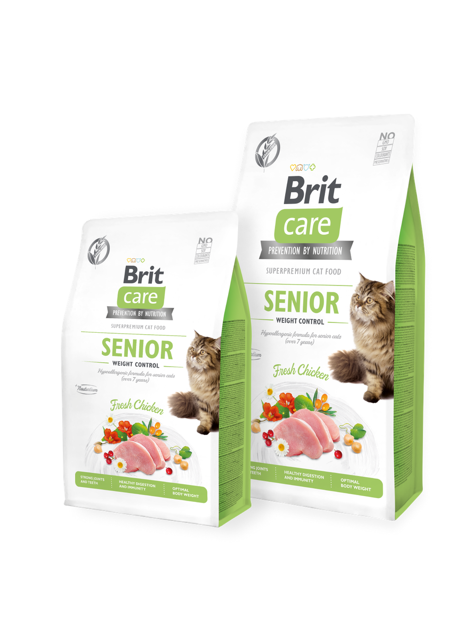 

Корм для котов Brit Care Cat Grain-Free SENIOR AND WEIGHT CONTROL 2кг