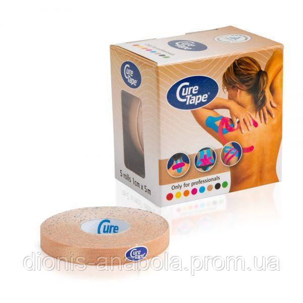 

Кинезио тейп CureTape CLASSIC 1см х 5м телесный