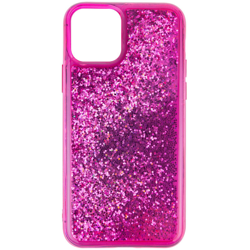 

TPU+PC чехол Sparkle (glitter) для Apple iPhone 12 mini (5.4"), Малиновый