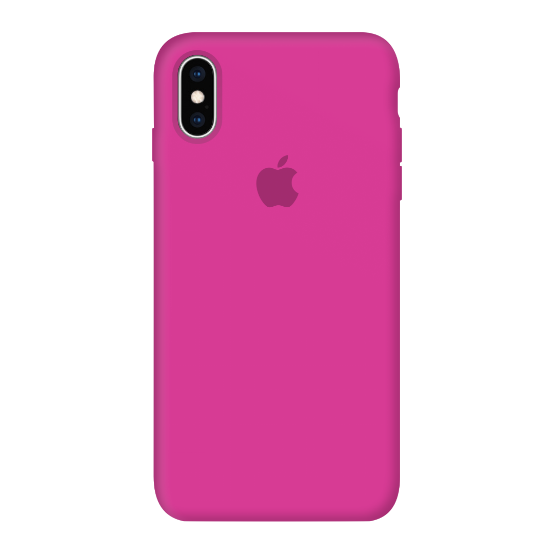 

Чехол накладка xCase для iPhone XS Max Silicone Case Full dragon fruit, Малиновый