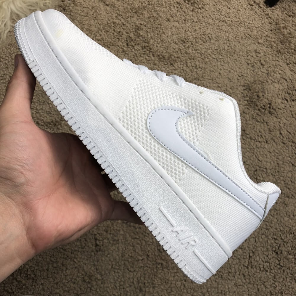 Nike Air Force 1 Flyknit Low White кроссовки