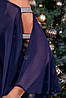 Гарний жіночий ошатний костюм: блуза з шифоновою накидкою і штани класика, батал великі розміри, фото 5