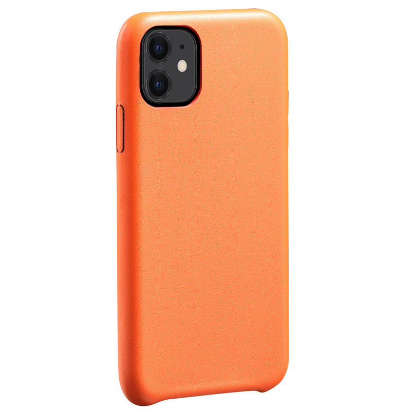 

Кожаный чехол AHIMSA PU Leather Case (A) для Apple iPhone 11 (6.1") Оранжевый