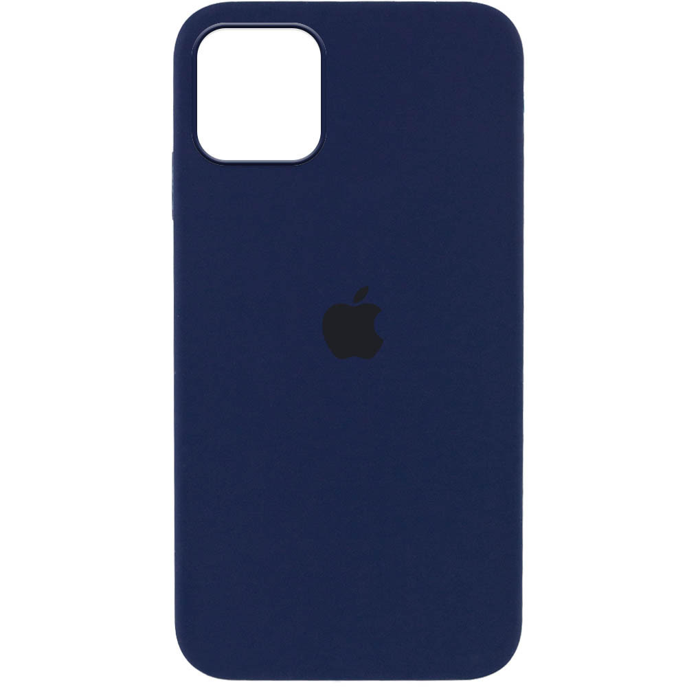 

Чехол Silicone Case Full Protective (AA) для Apple iPhone 12 Pro Max (6.7"), Синий / deep navy