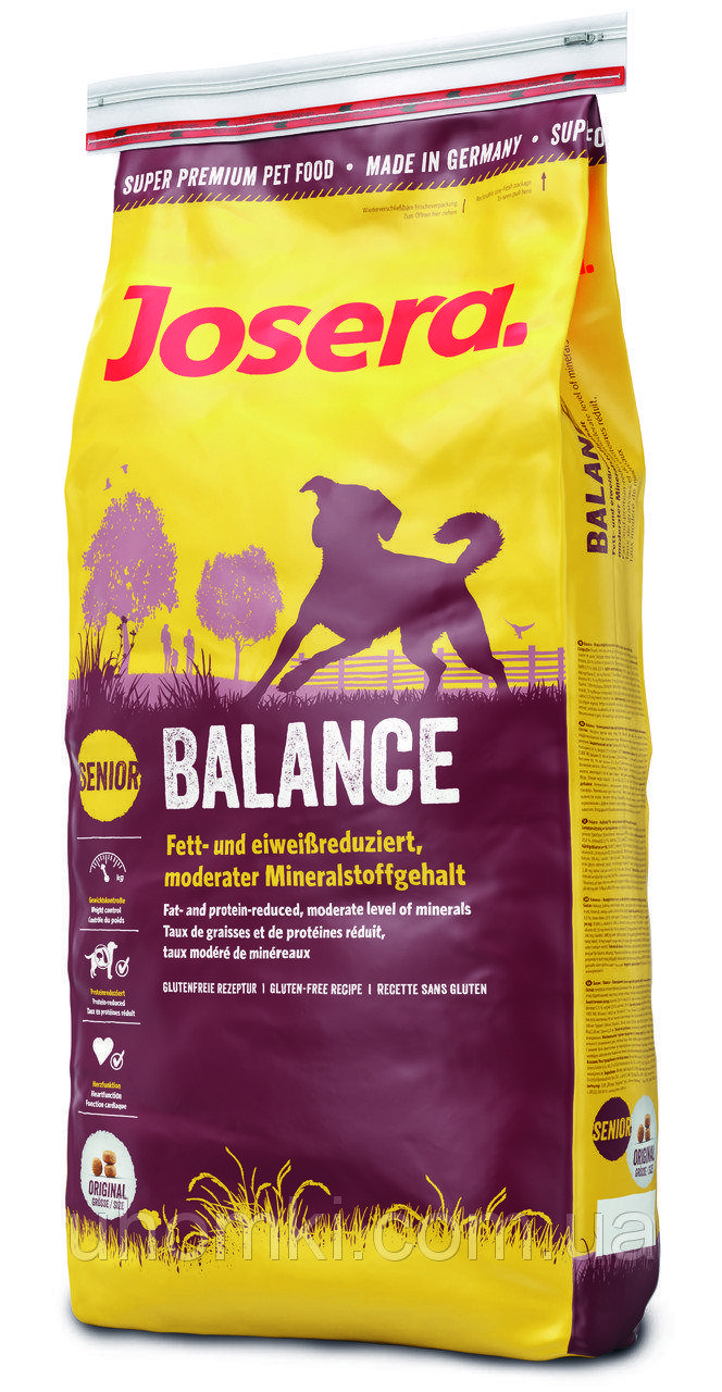 

Josera Balance, сухой корм для пожилых собак, 15 кг.