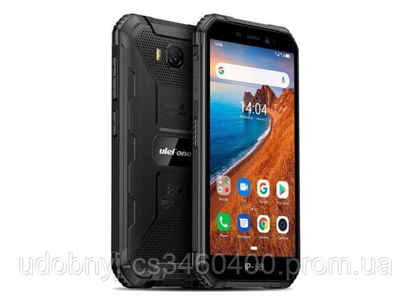 

Смартфон черный защищенный, водонепроницаемый на 2 сим карты Ulefone ARMOR X6 Black 2/16 гб