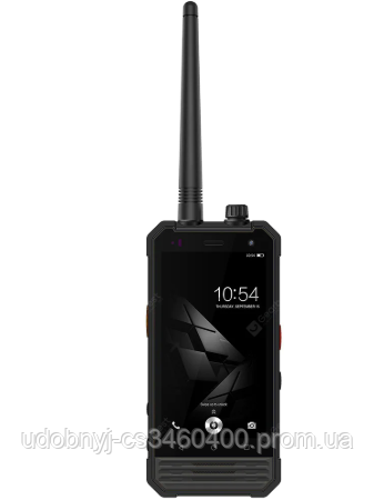 

Смартфон защищенный с большим емким аккумулятором на 2 sim NOMU T18 black 3/32 РАЦИЯ (original black box) NFC, Черный