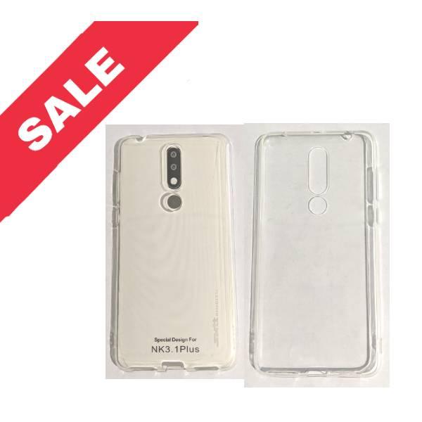 

Силіконовий чохол "SMTT" для Nokia 3.1+ Прозорий