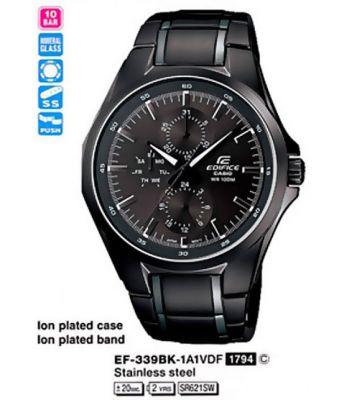 

Мужские Часы CASIO EDIFICE EF-339BK-1A1VEF