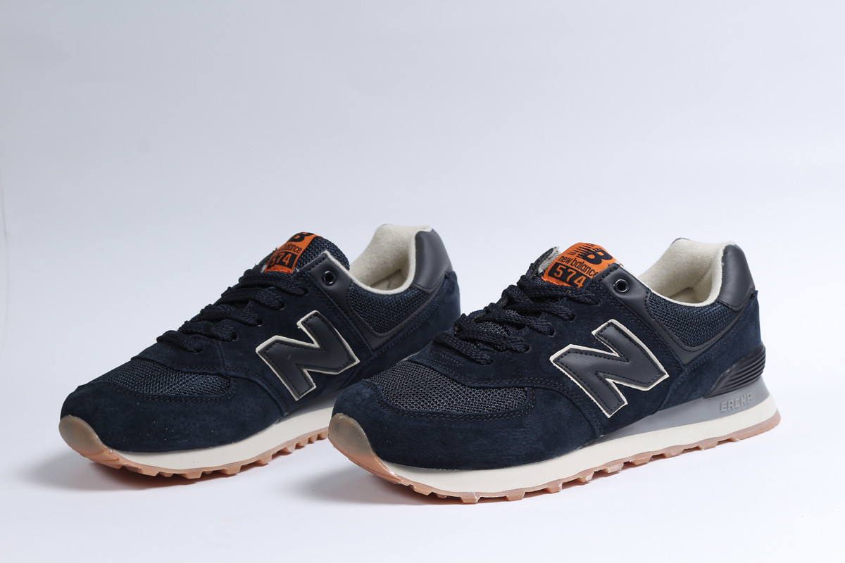 

Мужские кроссовки в стиле New Balance Нью беланс 574, синие 43 (27,5 см), Синий