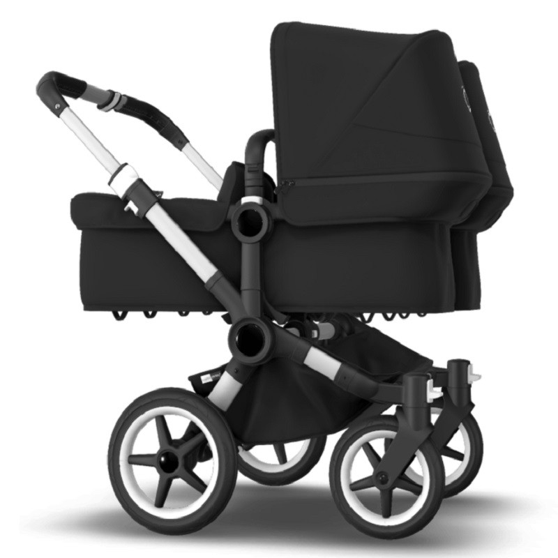 

Коляска для двойни 2в1 Bugaboo Donkey 3 Black, Black, ALU, Разные цвета