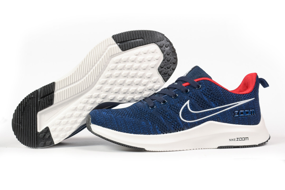 

Мужские кроссовки в стиле Nike Найк Zoom Winflo, синие с белым 46 (28,8 см), Синий