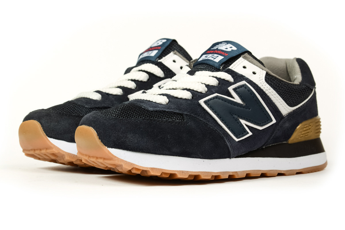 

Женские кроссовки в стиле New Balance Нью беланс 574, синие 37 (23,3 см), Синий