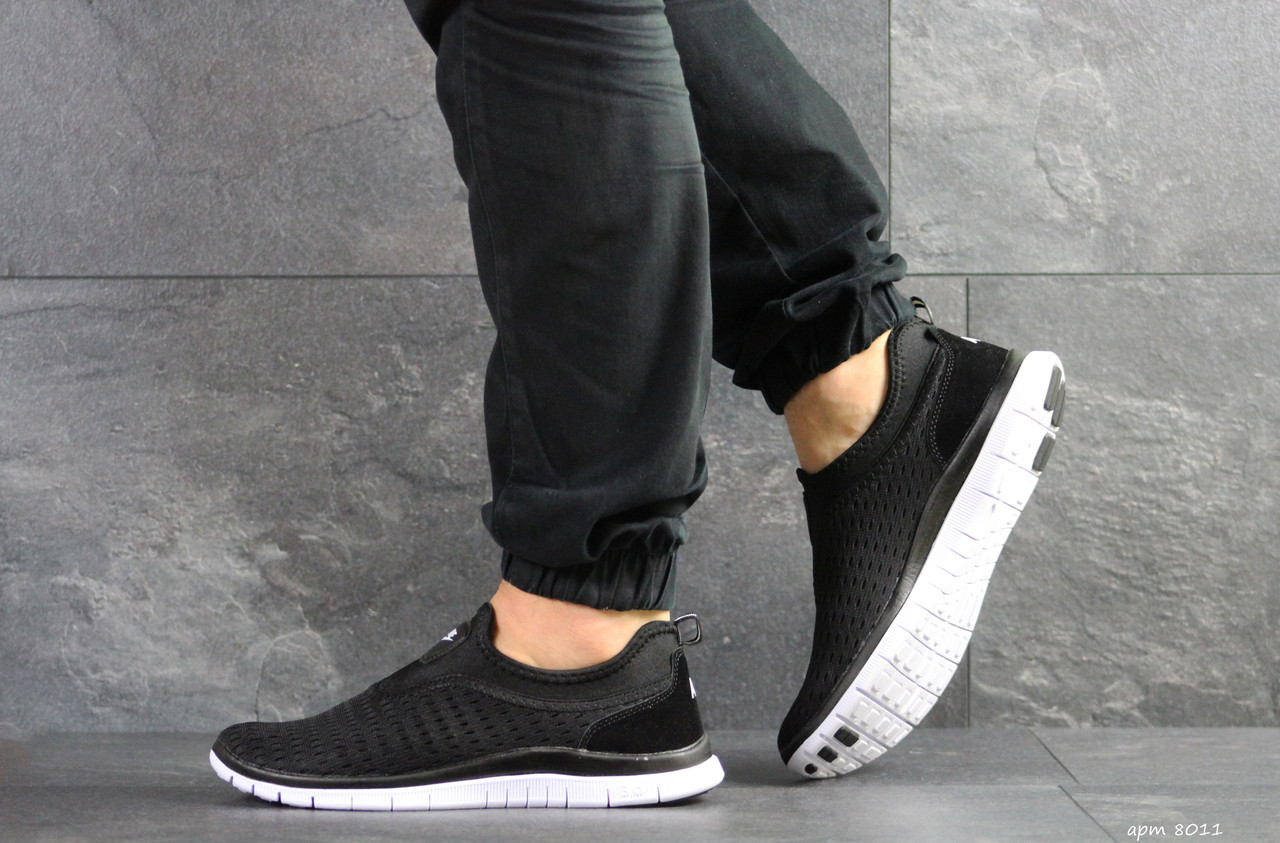 

Мужские кроссовки в стиле Nike Найк Free Run 3.0, черные 44 (28 см), Черный