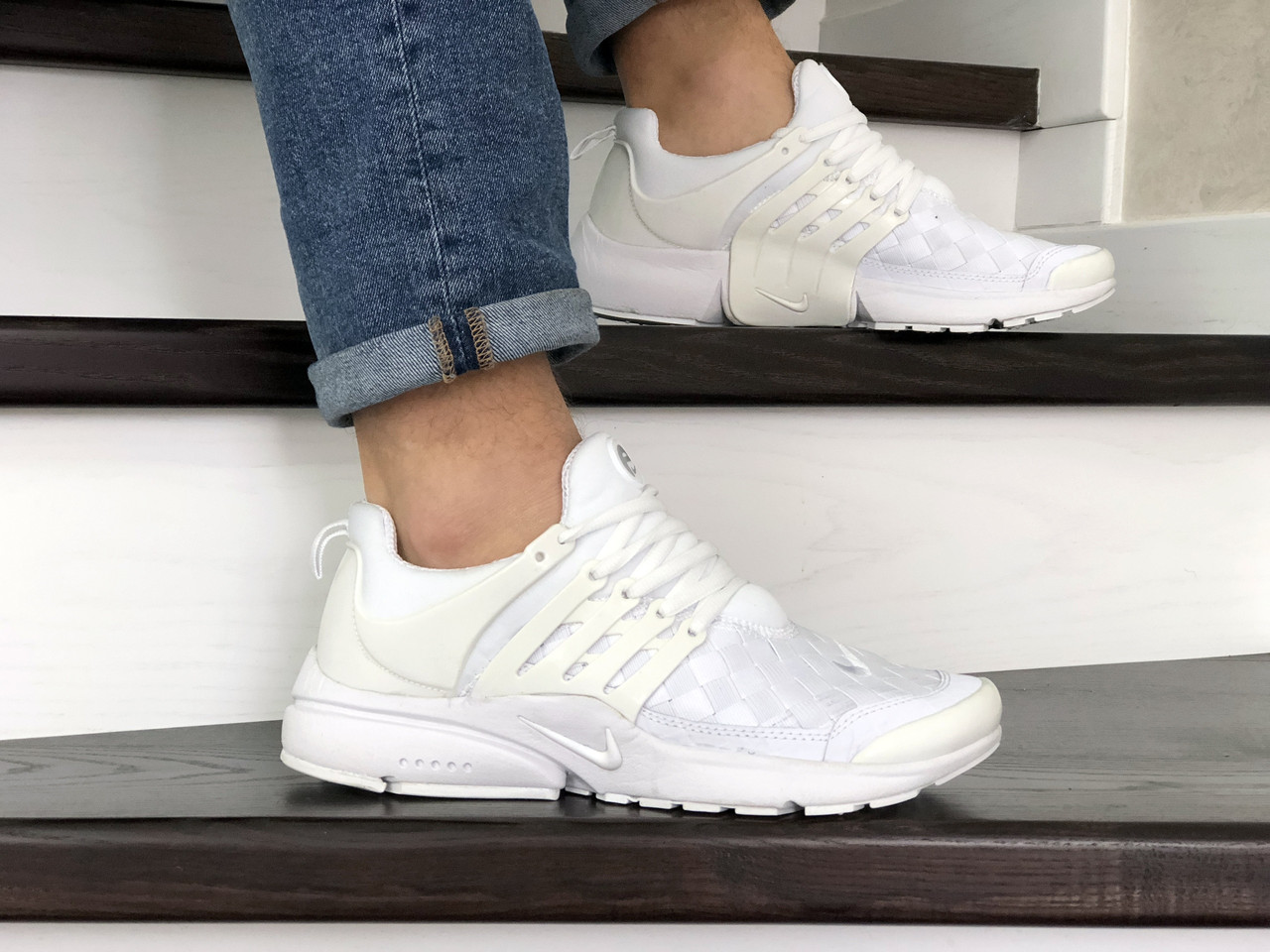 

Мужские кроссовки в стиле Nike Найк Air Presto TP QS, белые 46, Белый