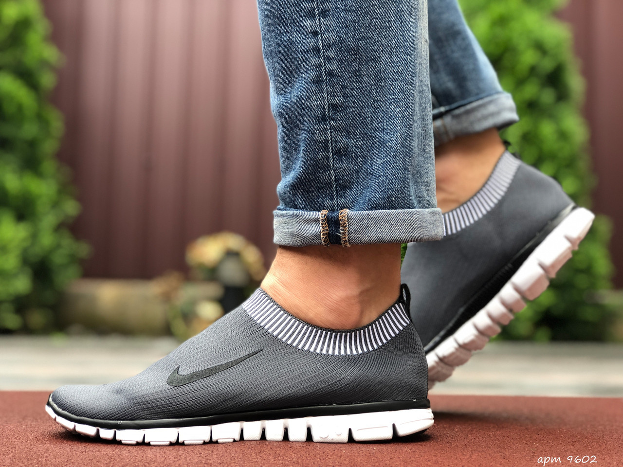

Мужские кроссовки в стиле Nike Найк Free Run 3,0, серые, 45 (28,5 см), Серый