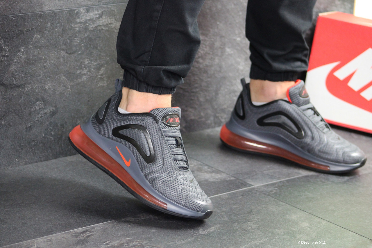 

Мужские кроссовки в стиле Nike Найк Air Max 720, серые 43 (27,5 см), Серый
