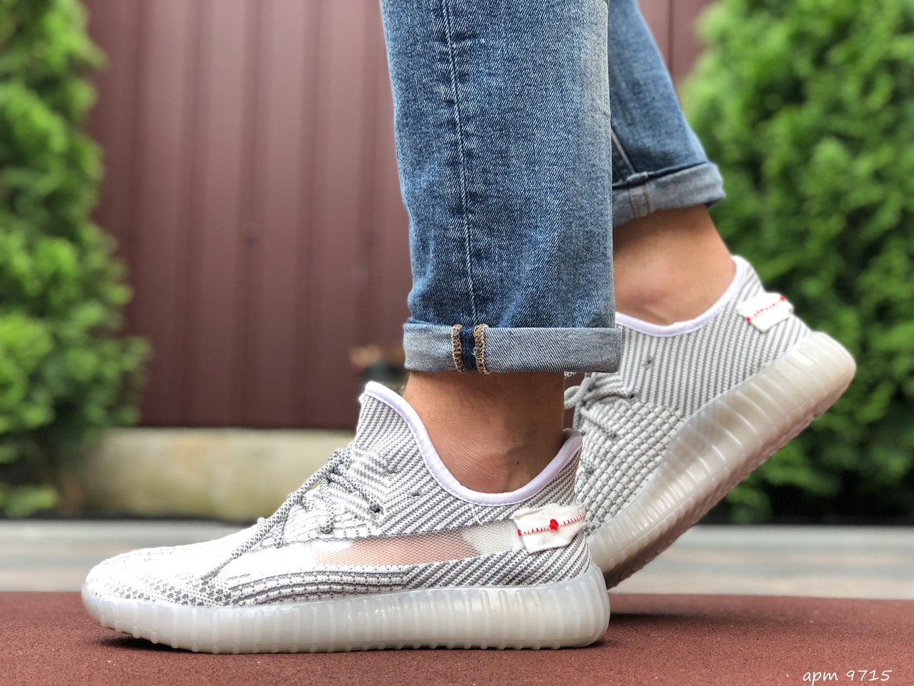 

Мужские кроссовки в стиле Yeezy, серые, 43 (27,9 см), Серый