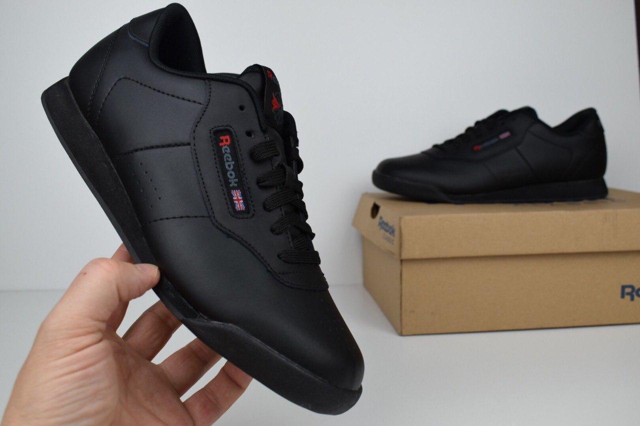 

Мужские кроссовки в стиле Reebok Рибок Workout, черные кожа 45 (29,5 см), Черный