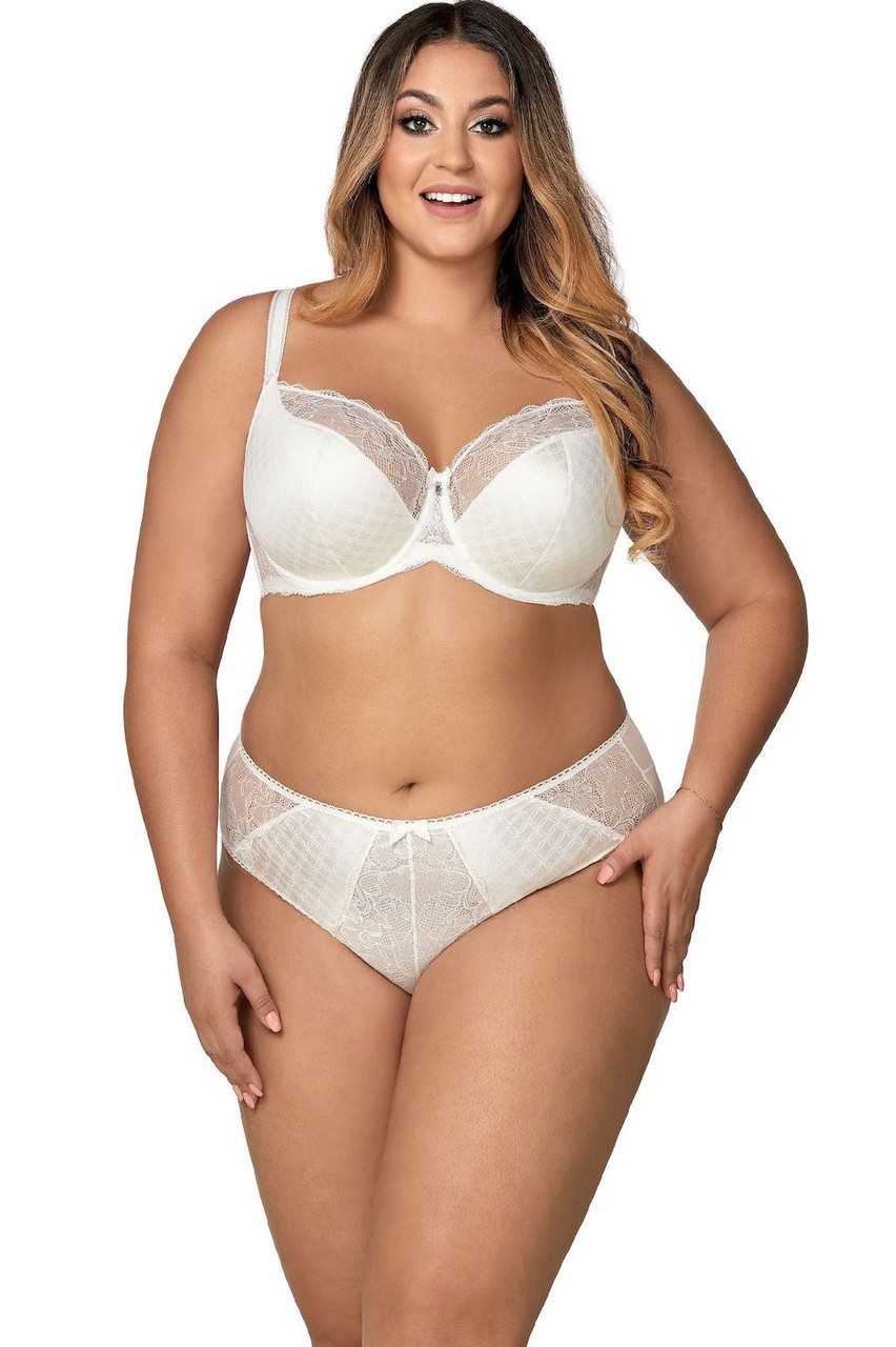 

Уплотненный бюстгальтер с кружевом AVA 1876 Soft semi 90G Кремовый