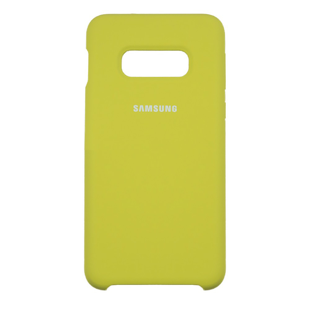 

Панель Silicone Case High Copy для Samsung S10e Бледно-желтый