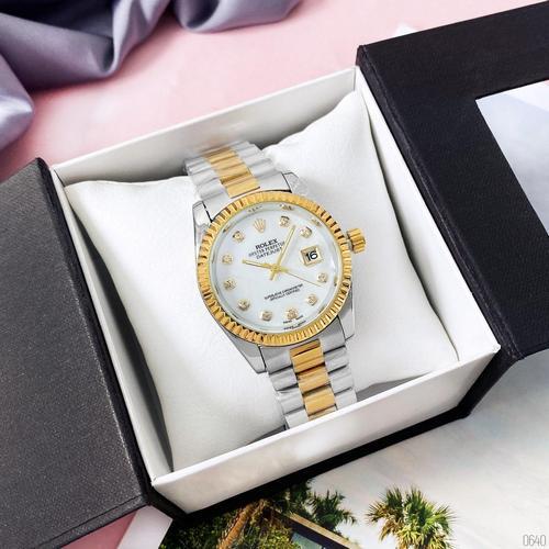 

Наручные часы Rolex Date Just 067 Pearl Silver-Gold-White