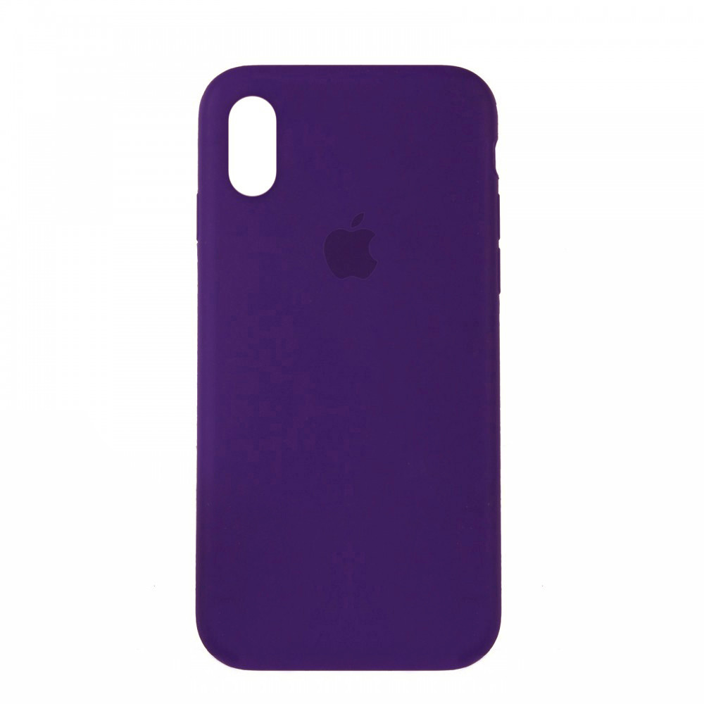 

Панель Silicone Case Full Cover для iPhone X / XS Copy Purple, Фиолетовый