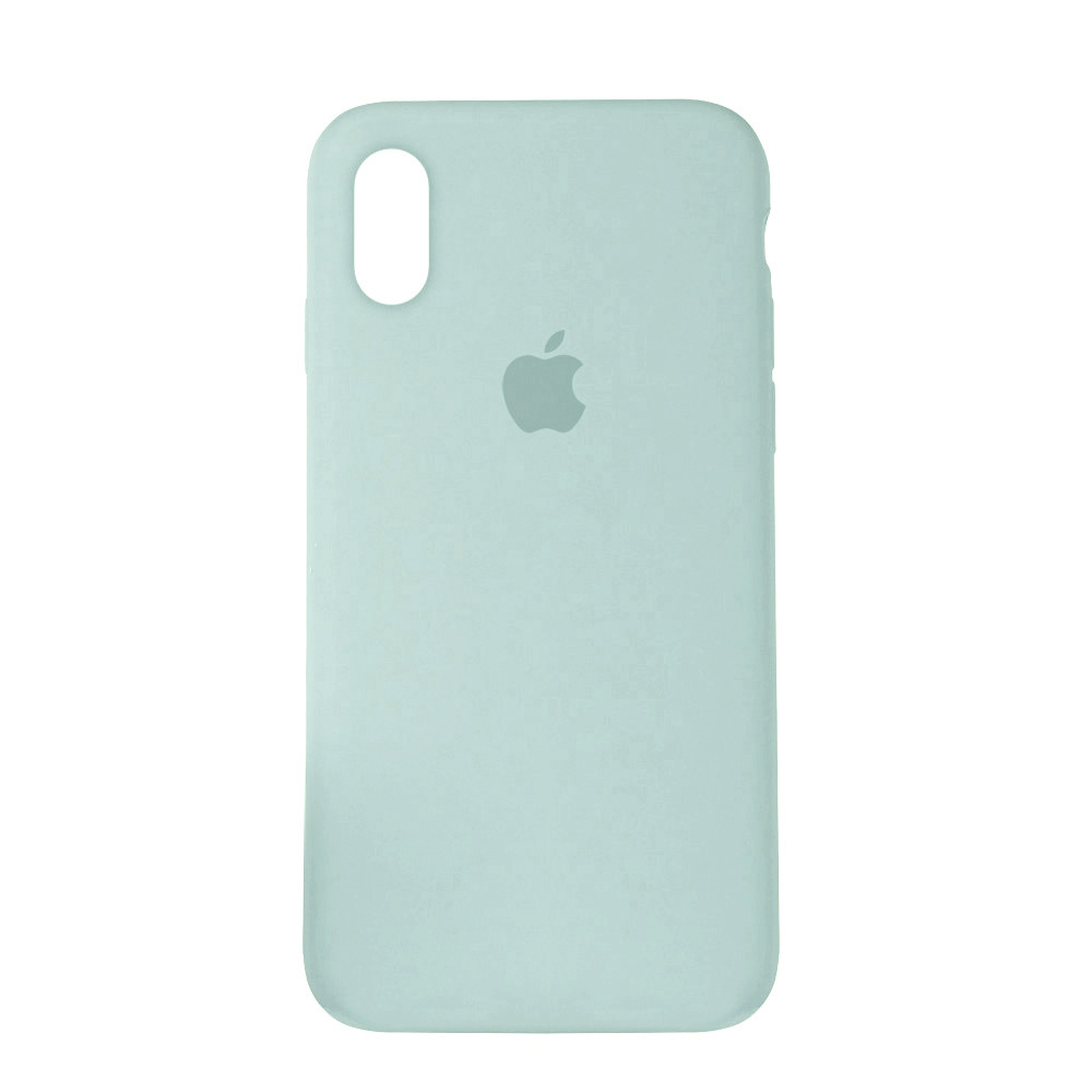 

Панель Silicone Case Full Cover для iPhone XS Max Copy Grey Blue, Серый