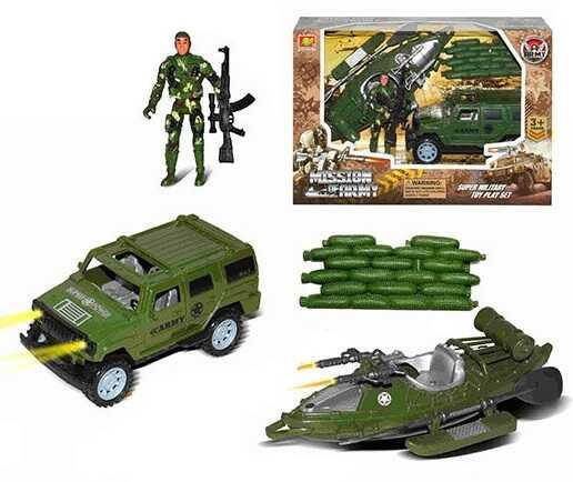 

Военный игровой набор Small Toys HW-M2705 Зеленый (2-87488A)