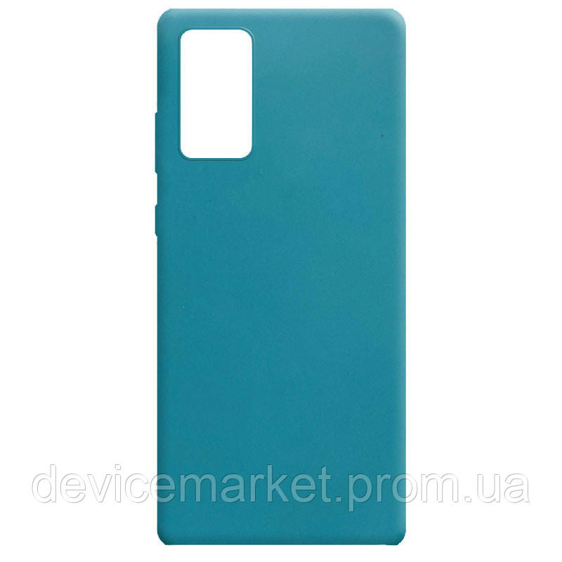 

Силиконовый чехол Candy для Samsung Galaxy Note 20, Синий / powder blue