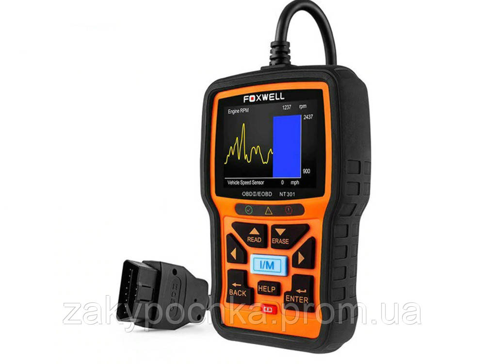 

Диагностический сканер Foxwell NT301 OBD2