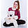 Мягкая игрушка мишка Алина Бублик 70 см белый, фото 8