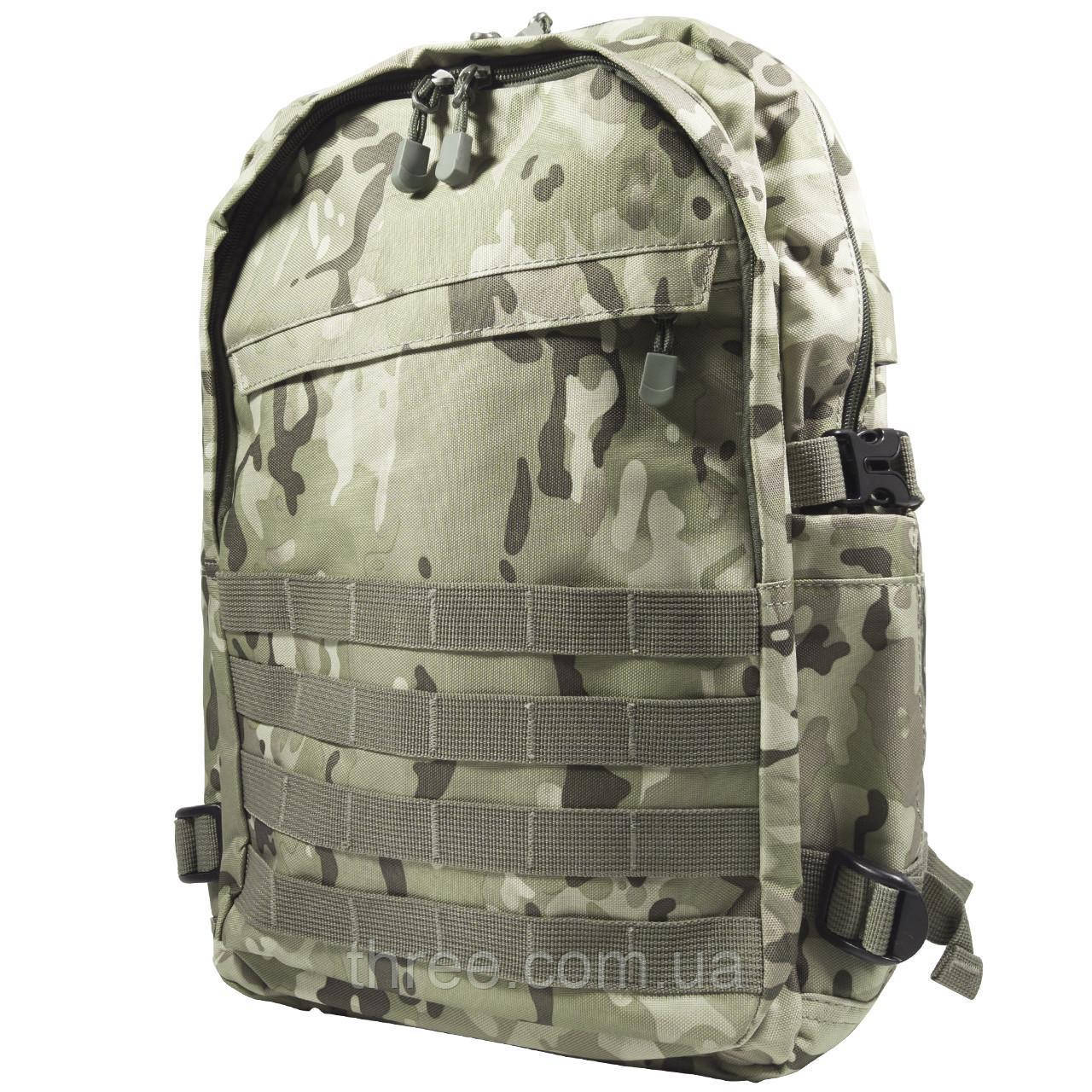 

Рюкзак городской KAKA KA-666 Camouflage Green тактический USB для зарядки влагоотталкивающий потайной карман