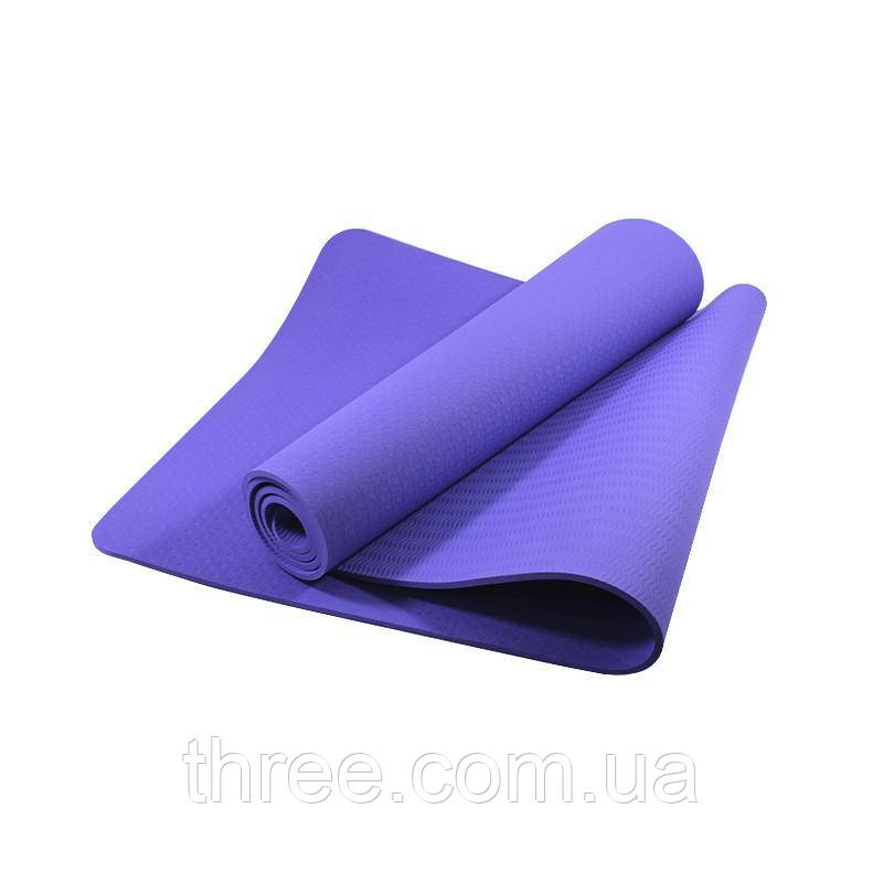 

Коврик для фитнеса и йоги TPE Dobetters DBT-YG6 Purple каримат 1830*610*60 мм