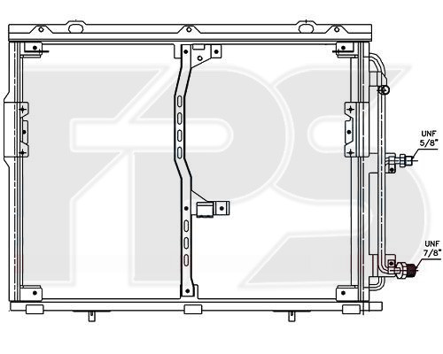 

Радиатор кондиционера MERCEDES 140 91-98 (S-CLASS) (артикул FP 46 K105)