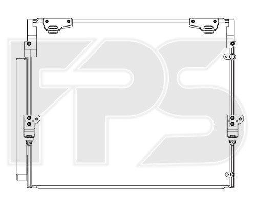 

Радиатор кондиционера TOYOTA LAND CRUISER 07- (J200) (артикул FP 70 K254-X)