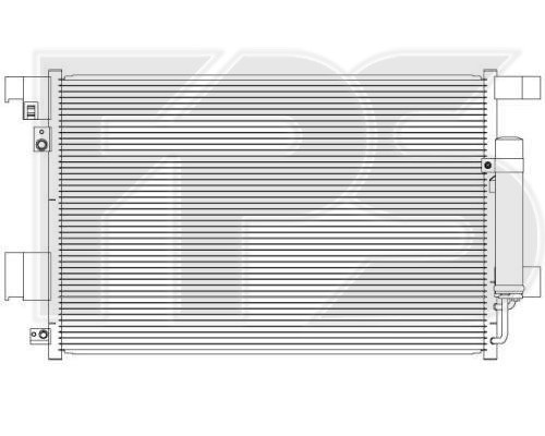 

Радиатор кондиционера MITSUBISHI LANCER X (CY) 07 (артикул FP 48 K500-X)