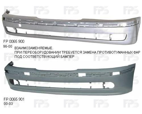 

Передний бампер BMW 5 E39 96-00 (артикул FP 0065 900)
