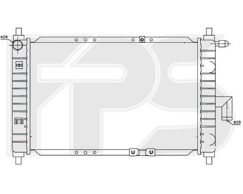 

Радиатор DAEWOO MATIZ 01- (M150) (артикул FP 22 A696)
