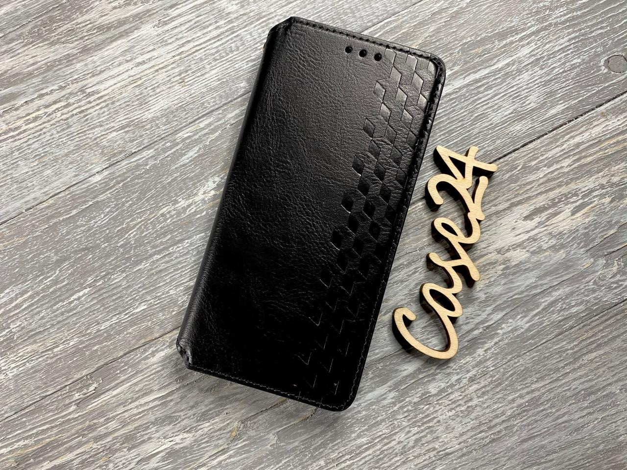 

Кожаный чехол книжка Cubic на Xiaomi Redmi 9C (5 цветов) черный