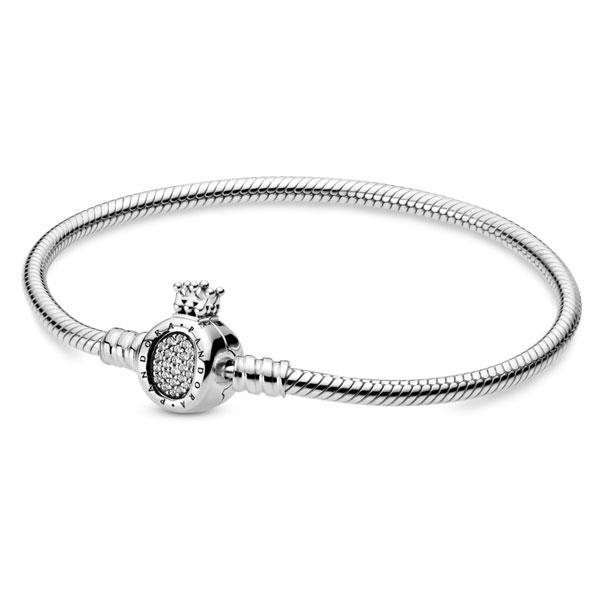 

Пандора Браслет Pandora Корона О (19 см) 598286CZ