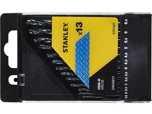 

Набор сверл по металлу STANLEY HSS-R 1.5-6.5 мм 13 шт