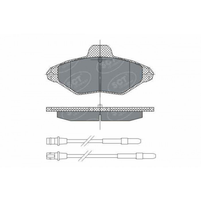 

SCT Колодки SP 293 PR